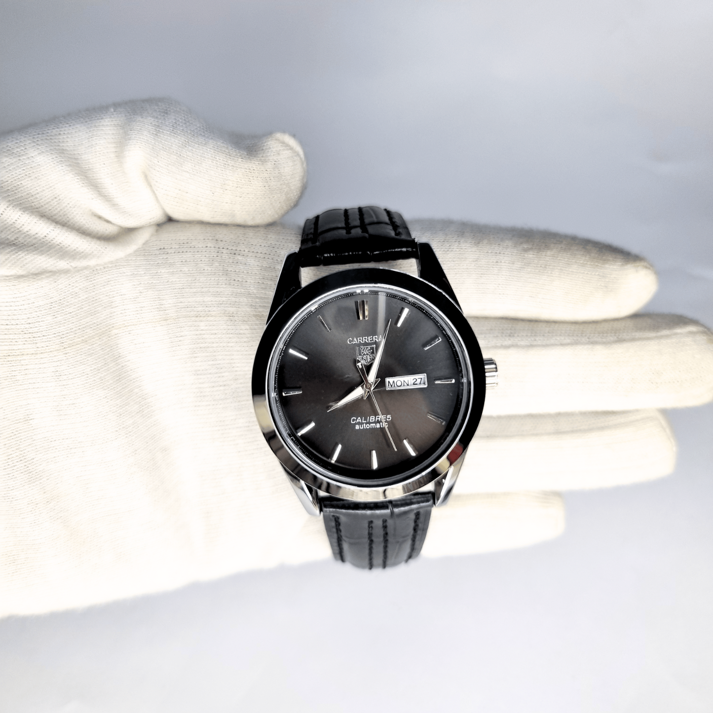 Carrera Calibre 5 Men's Watch With Leather Strap