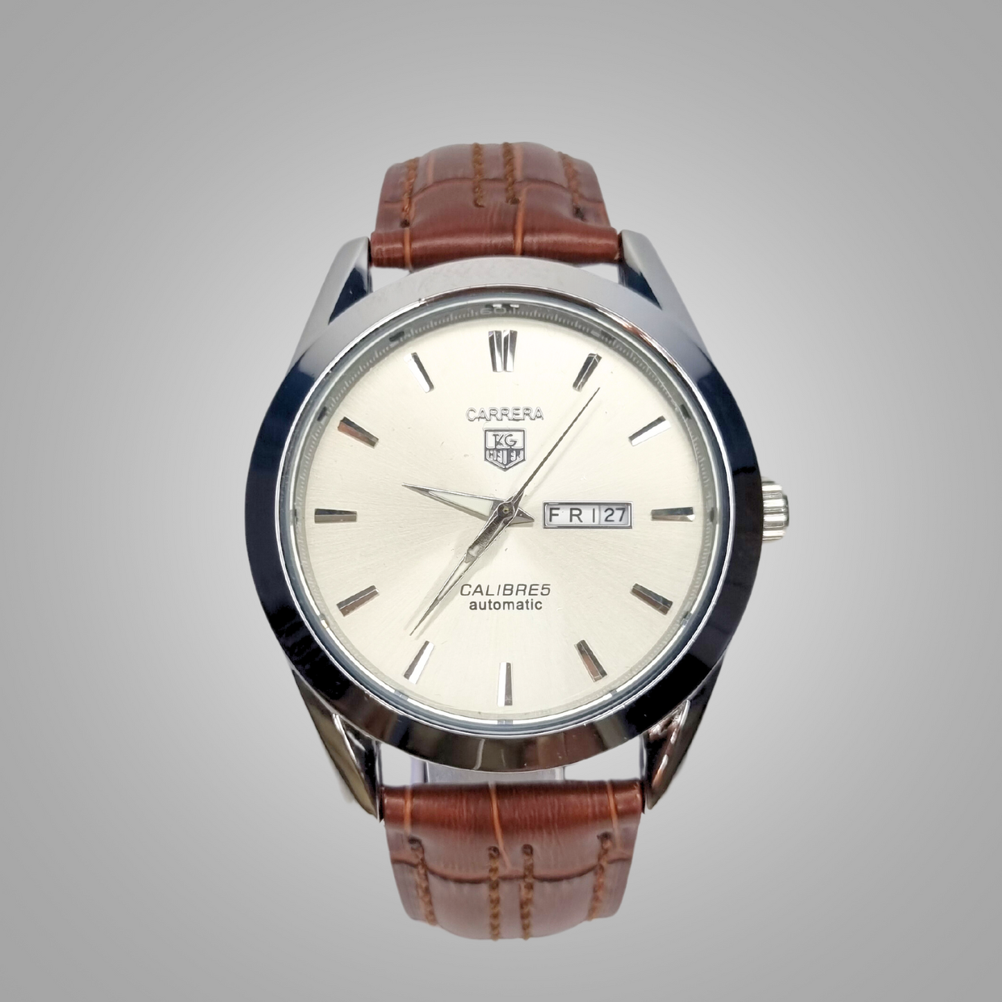 Carrera Calibre 5 Men's Watch With Leather Strap