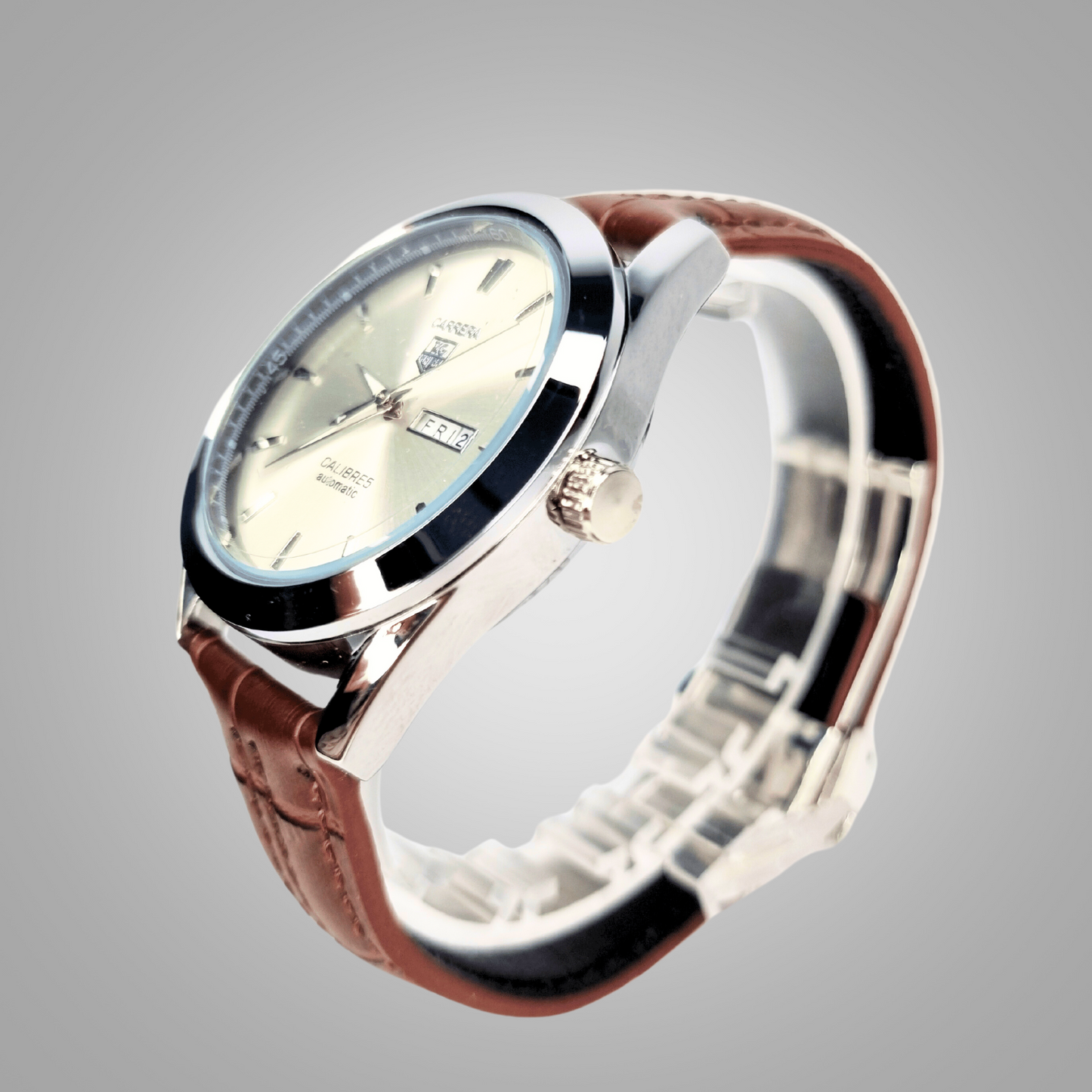 Carrera Calibre 5 Men's Watch With Leather Strap