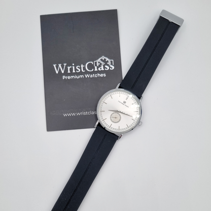 Premium Men's Slim Balloon Watch – Silver & White