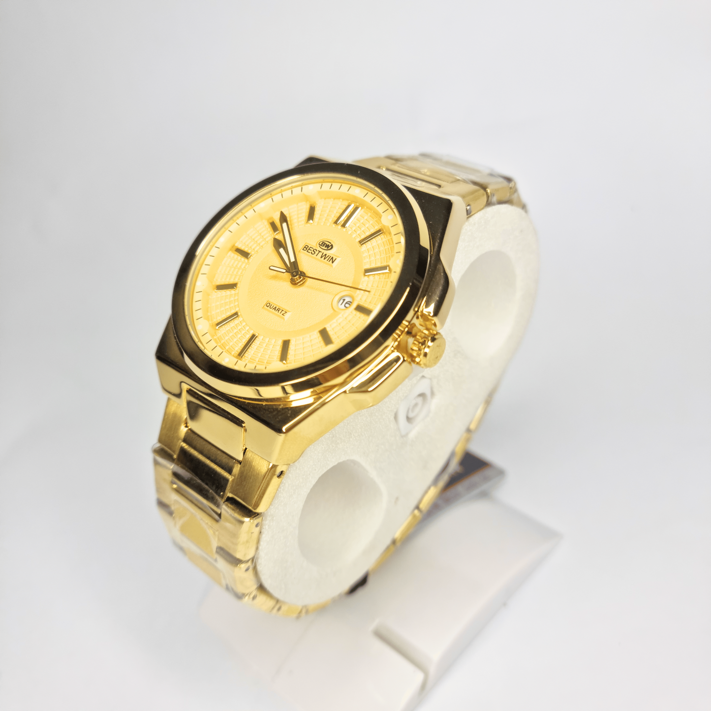 Bestwin Men's Golden Quartz Watch