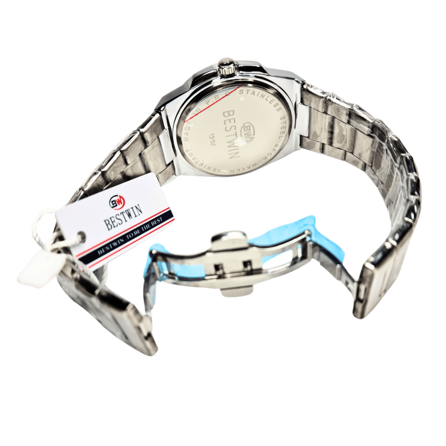 Bestwin Men's Quartz Watch Two Tone-Blue