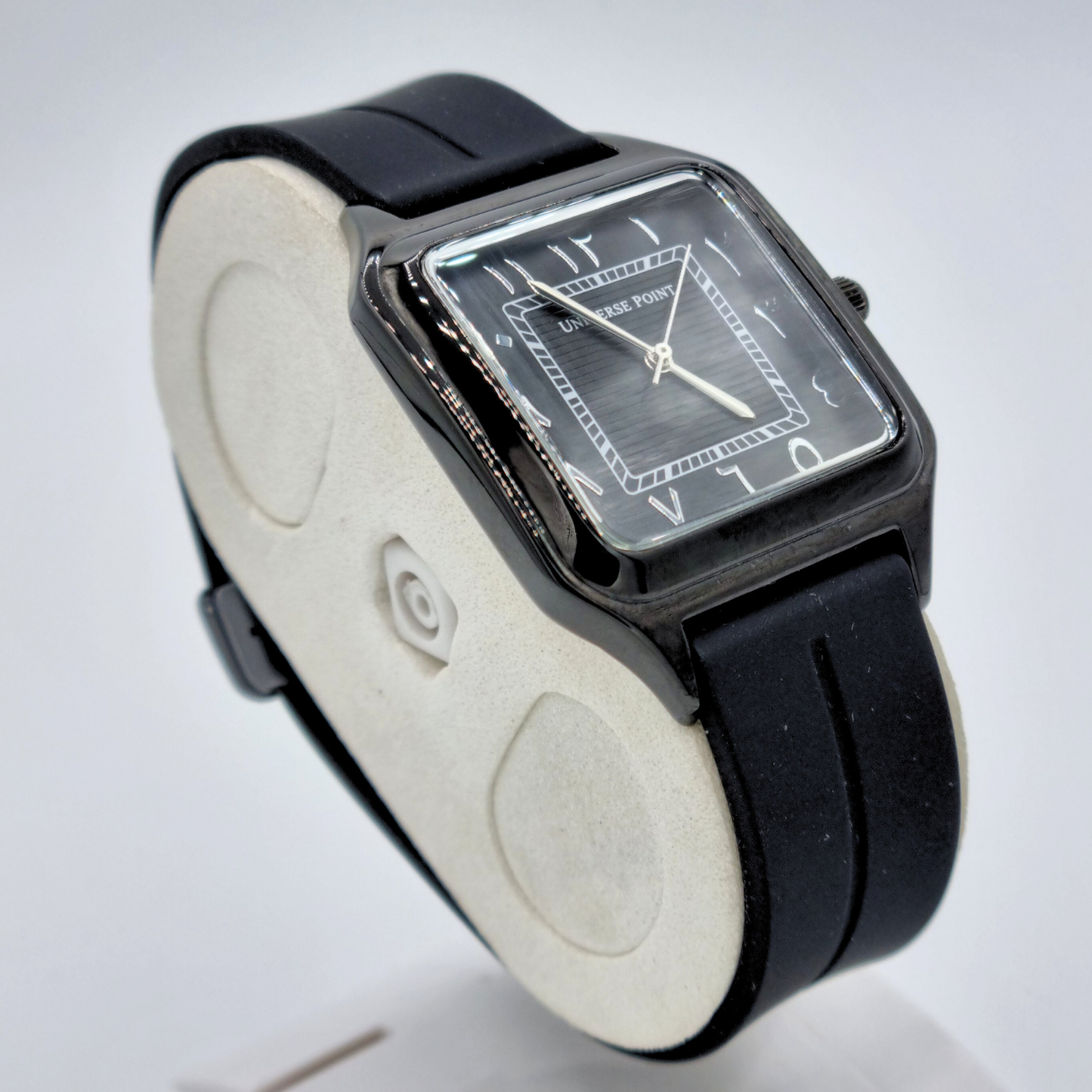 Arabic Numerals Square Watch  – Full Black