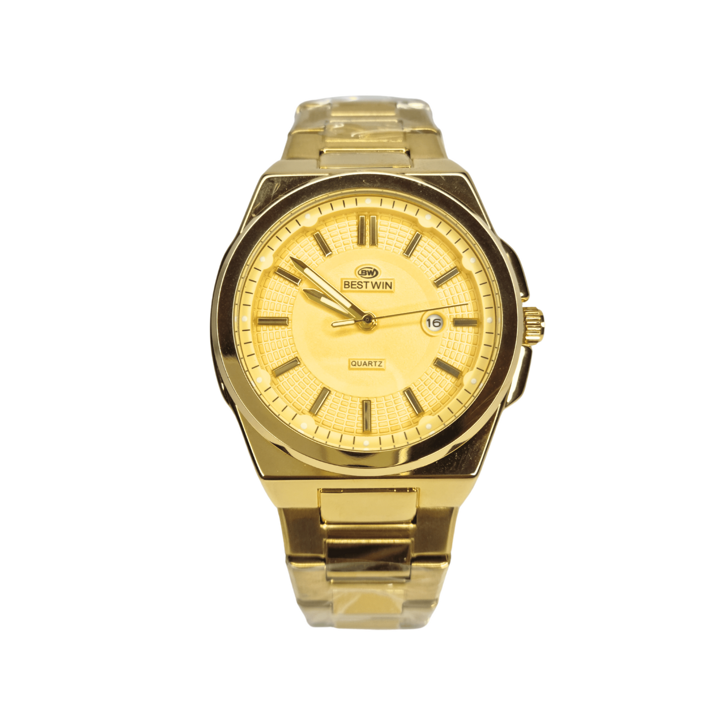 Bestwin Men's Golden Quartz Watch