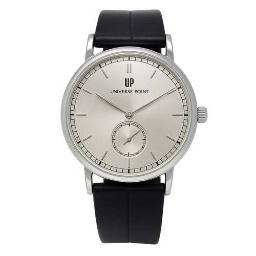 Premium Men's Slim Balloon Watch – Silver & White