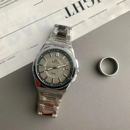 Bestwin Men's Quartz Watch Silver-Gray