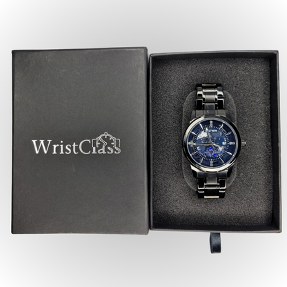 Bestwin Skeleton Dial Watch Full Black BW-154