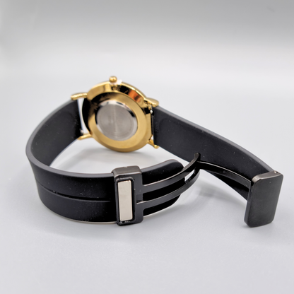 Premium Gold & Silver Slim Balloon Watch for Men