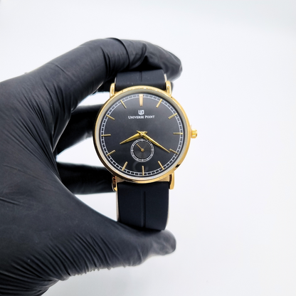 Premium Men's Slim Balloon Watch – Gold & Black
