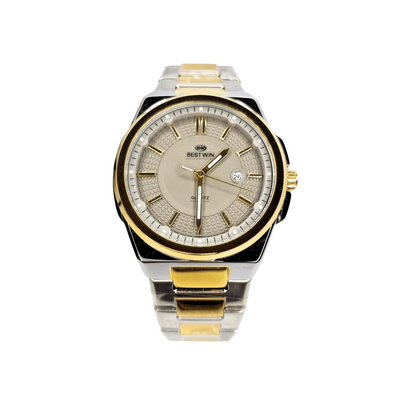 Bestwin Men's Quartz Watch Two Tone-Gray