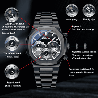 CHENXI 922 – Men's Luxury Stainless Steel Quartz Watch