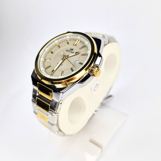 Bestwin Men's Quartz Watch Two Tone-Gray