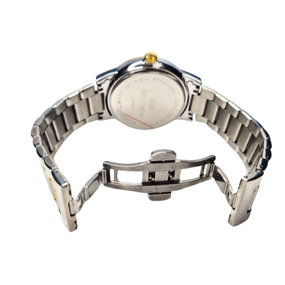 Bestwin Skeleton Dial Watch White BW-154