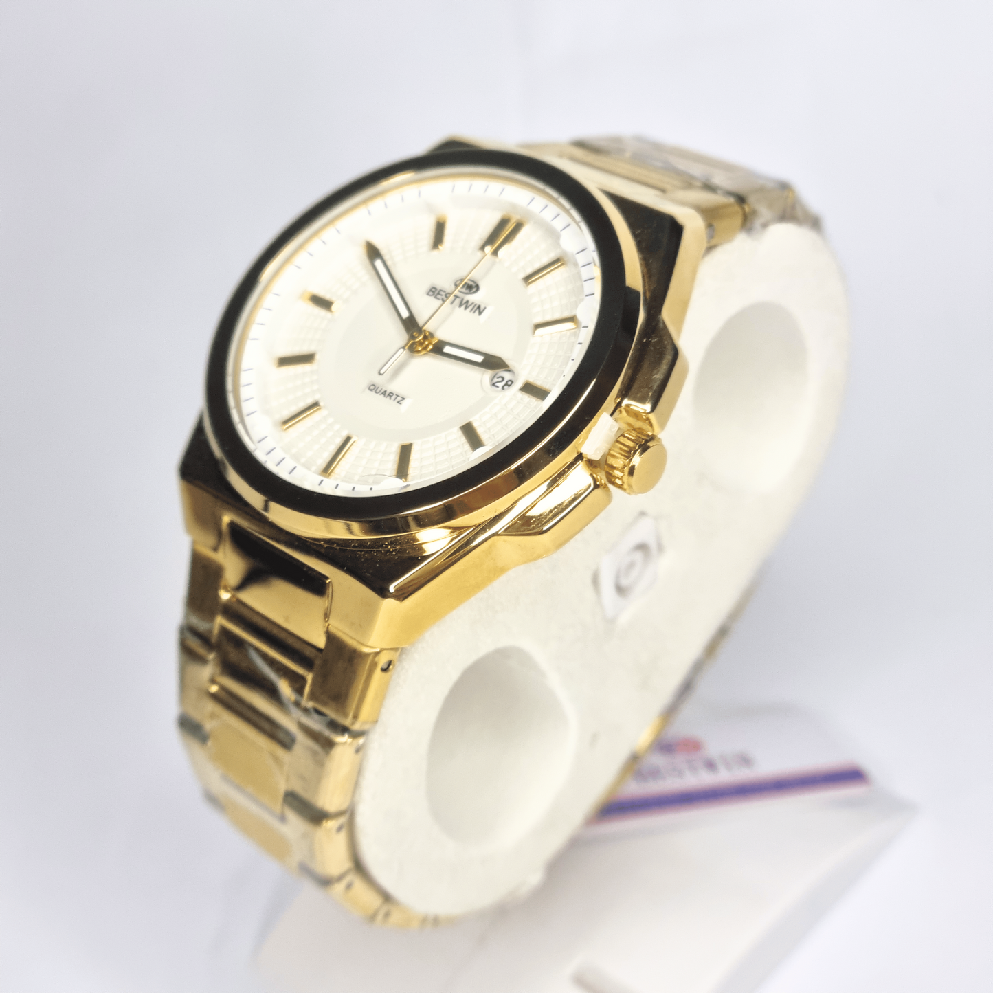 Bestwin Men's Quartz Watch Golden-White