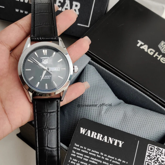 Carrera Calibre 5 Men's Watch With Leather Strap